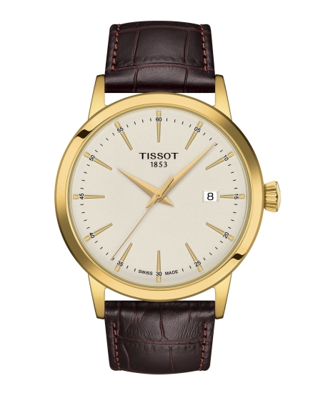 Tissot Herrenuhr Classic Dream Goldfarbend T129.410.36.261.00
