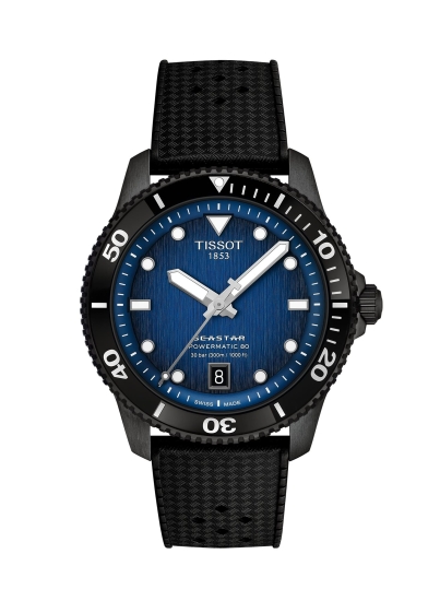 Tissot Herrenuhr Seastar 1000 Powermatic 80 Schwarz 40mm T120.807.37.041.00