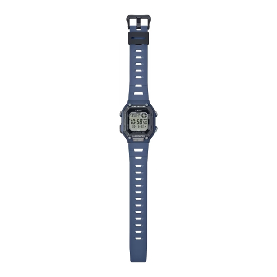 Casio Herrenuhr Digital Schrittzähler Digital Blau 10BAR WS-B1000-2AVEF