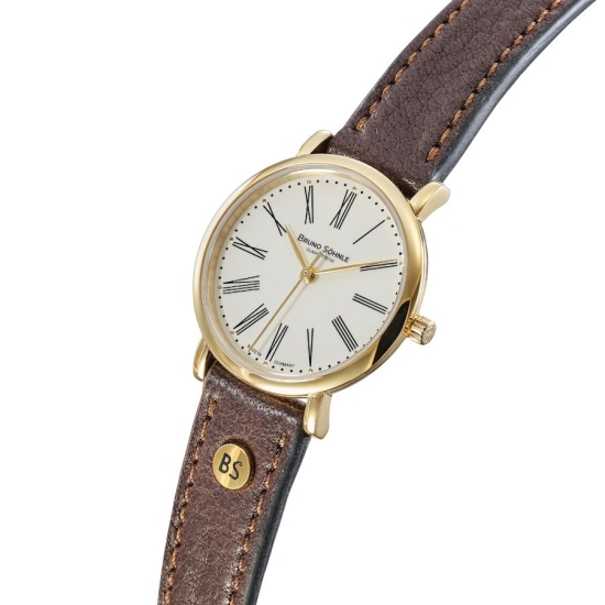 Bruno Söhnle Glashütte Damenuhr Nabucco Goldfarben 17-33045-137