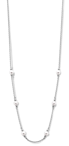 Spirit Icons Damenkette 925 Silber Perle 45cm 10811-45