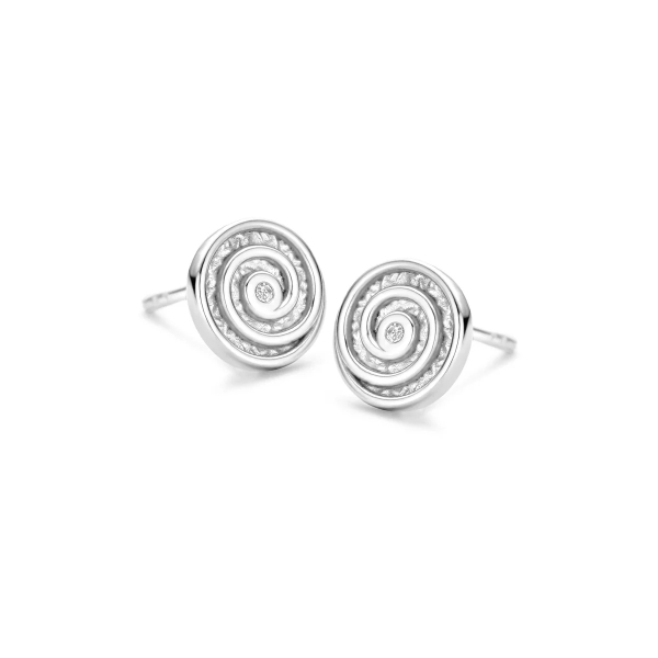 Spirit Icons Damen Ohrringe Ohrstecker 925 Silber Zirkonia 42381