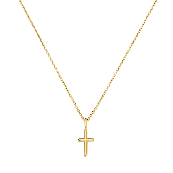 CEM Halskette mit Anhänger Kreuz 585er Gold 42+3cm 6-213077-001