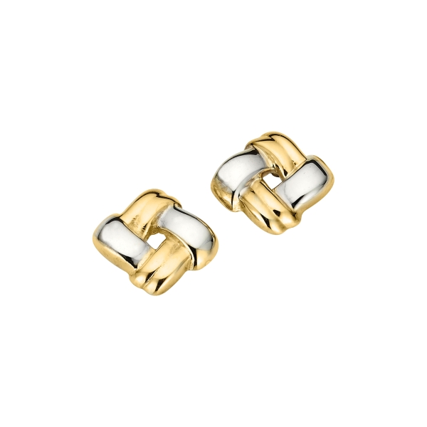 CEM Damen Ohrringe Ohrstecker 333er Gelbgold Bicolor 6-202714-001