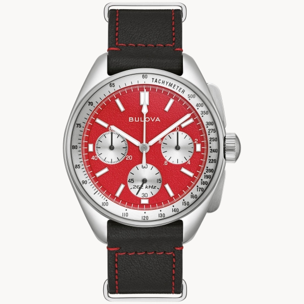 Bulova Herrenuhr Lunar Pilot "Blood Moon" Chrono Wechselband 96K115