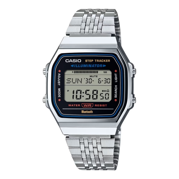 Casio Retro Unisex Uhr Digital Bluetooth® Steptracker ABL-100WE-1AEF