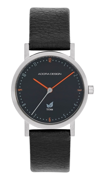 Adora Design Damenuhr Titan Schwarz AD8553