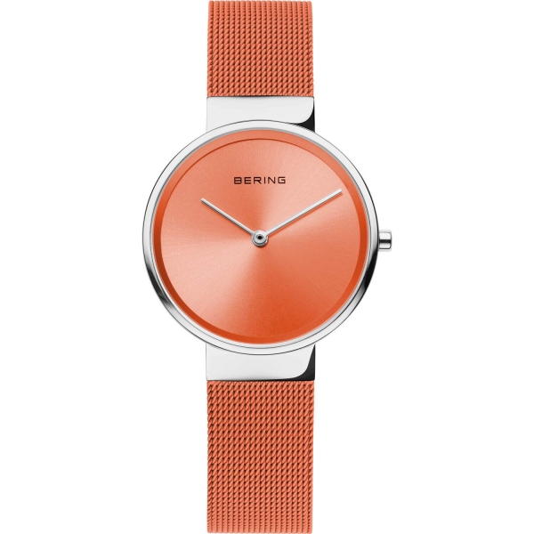 Bering Damenuhr Saphirglas Orange 14531-505