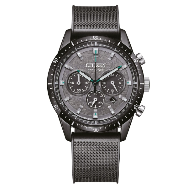 Citizen Herrenuhr Chrono Eco-Drive Solar Schwarz 10BAR CA4625-02H