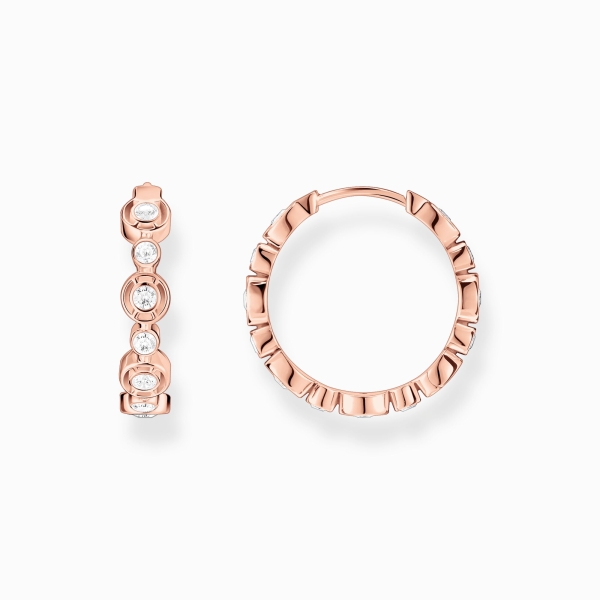 THOMAS SABO Creolen 925 Silber Rosé 20mm CR714-416-14