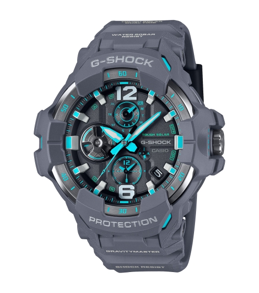 Casio G-SHOCK Pro Uhr Gravitymaster Solar Grau Blau GR-B300-8A2ER