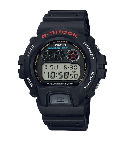 Casio G-SHOCK Herrenuhr Digital Schwarz 20BAR DW-6900U-1ER