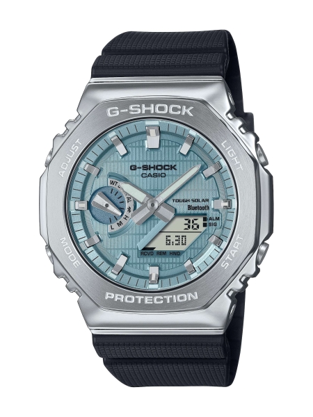 Casio G-SHOCK Herrenuhr Analog Digital Solar Blau 20BAR GBM-2100A-1A2ER