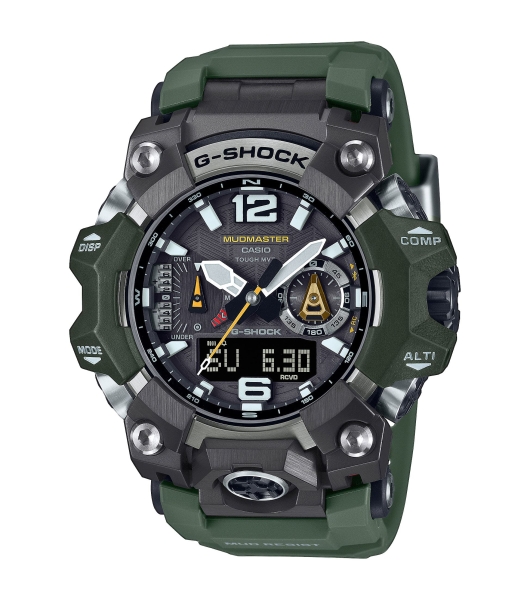 Casio G-SHOCK Pro Herrenuhr Mudmaster Funk Solar Grün GWG-B1000-3AER