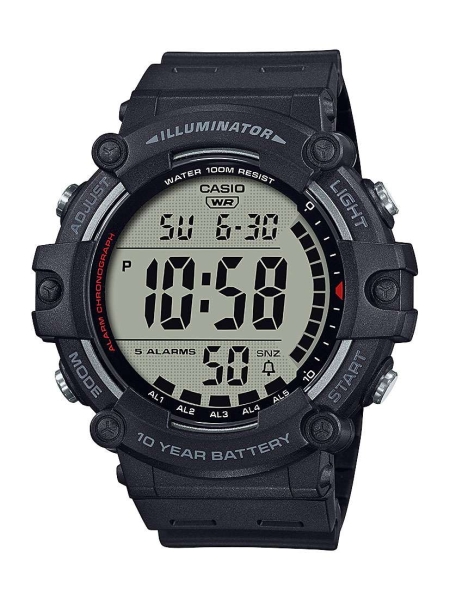 Casio Herrenuhr Digital Licht 10BAR Groß Schwarz AE-1500WH-1AVEF