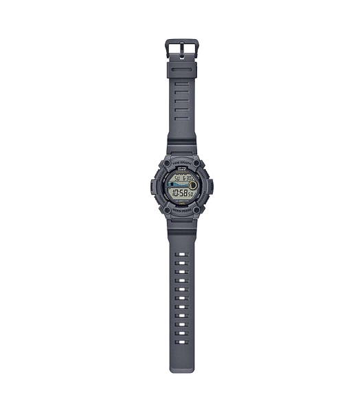 Casio Herrenuhr Digital Mondphase 10BAR Groß Grau WS-1300H-8AVEF