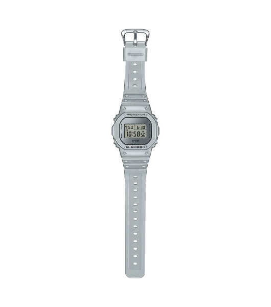 Casio G-SHOCK Herrenuhr Digital Licht Silberfarben 20BAR DW-5600FF-8ER