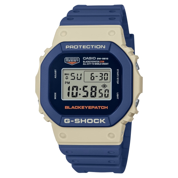 Casio G-SHOCK Herrenuhr Digital Licht Blau 20BAR DW-5610BEP-2ER