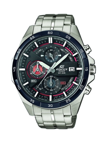 Casio Edifice Herrenuhr Chronograph Datum Rot 46 mm EFR-556DB-1AVUEF