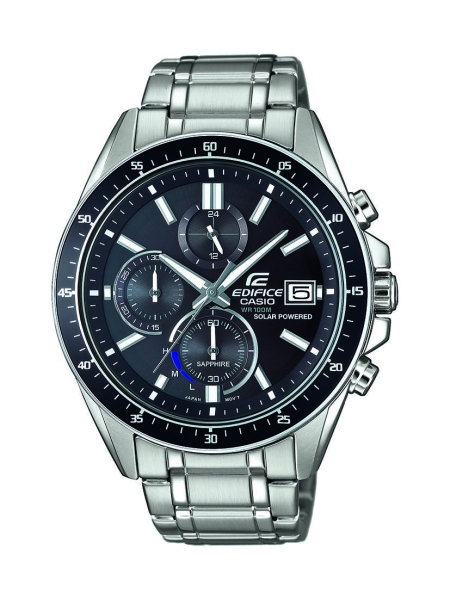 Casio Edifice Herrenuhr Solar Saphirglas Edelstahl 10BAR EFS-S510D-1AVUEF