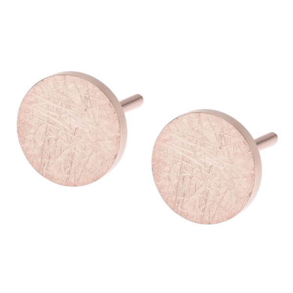 Ernstes Design Ohrringe Ohrstecker Edelstahl Rosé E469