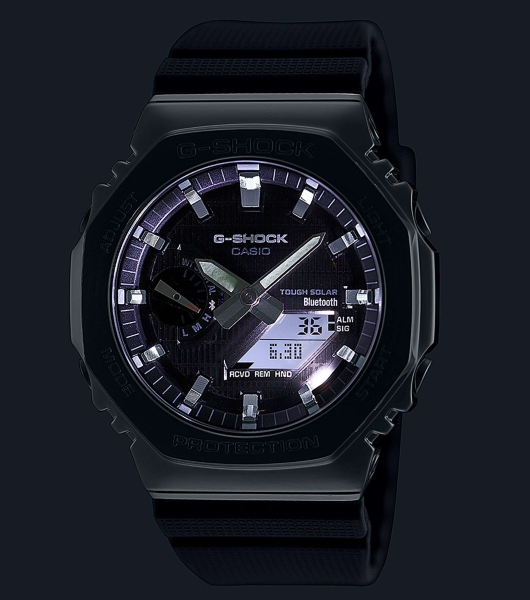 Casio G-SHOCK Herrenuhr Analog Digital Solar Schwarz 20BAR GBM-2100-1AER