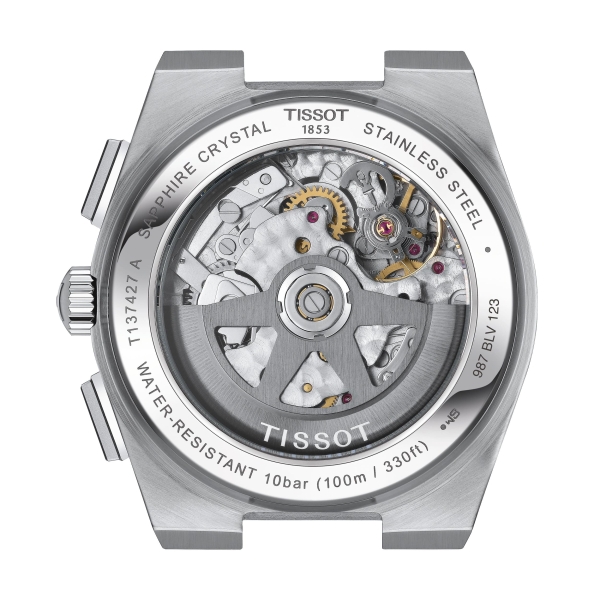 Tissot PRX Automatik Chronograph Herrenuhr Saphirglas T137.427.11.011.00