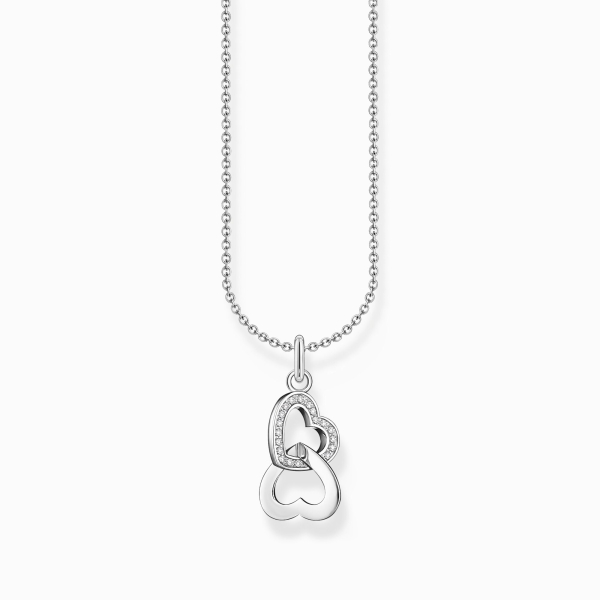 THOMAS SABO Damen Halskette 925er Silber Herzen KE2267-051-14-L45V