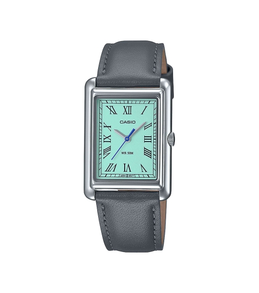 Casio Damenuhr Edelstahl Rechteckig Grau LTP-B165L-2BVEF