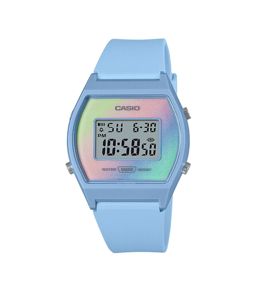 Casio Damenuhr Digital Alarm Blau LW-205H-2AEF