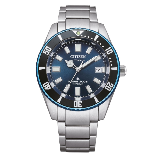 Citizen Promaster Uhr Titan Automatik Saphirglas Blau Limited Edition NB6026-56L