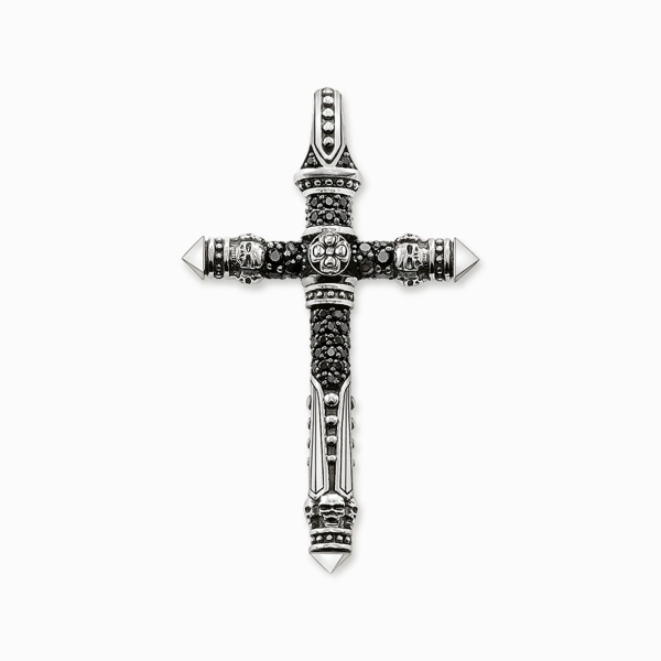 THOMAS SABO Herren Anhänger Silber Kreuz 5,7cm PE396-051-11