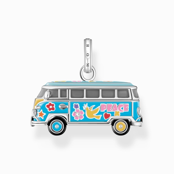 THOMAS SABO Anhänger Volkswagen Hippie-Bus 925 Silber Limitiert PE979-664-7