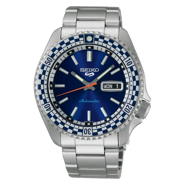 Seiko 5 Sports Herrenuhr Automatik Blau 10BAR SRPK65K1