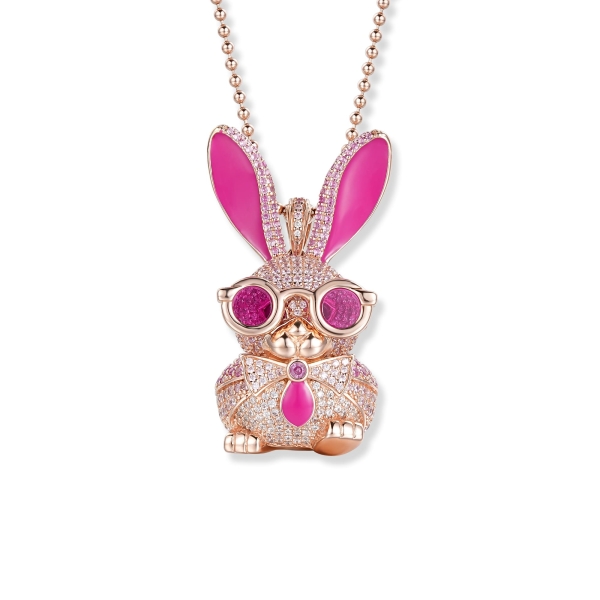 Seinerzeit Kette Anhänger Hase Ms. Roxy Limited 925 Silber SZA-3980-396-103