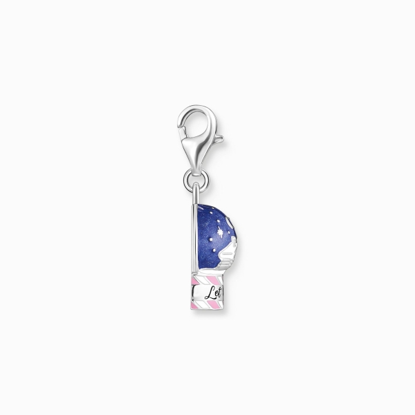 THOMAS SABO Charm Schneekugel Silber 2063-664-7