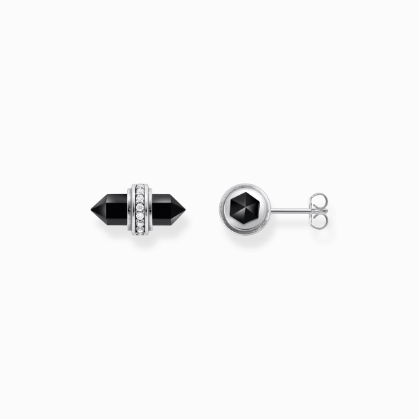 THOMAS SABO Ohrstecker 925 Silber schwarz H2281-641-11