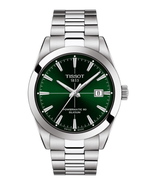 Tissot Herrenuhr Gentleman Automatik Grün T127.407.11.091.01