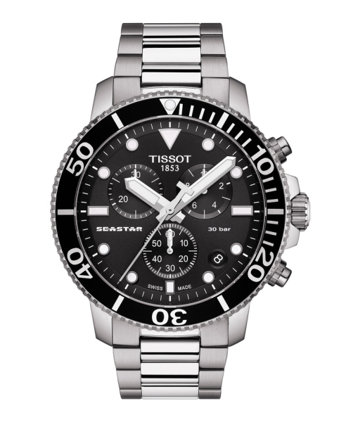 Tissot Herrenuhr Seastar 1000 Chrono Schwarz T120.417.11.051.00