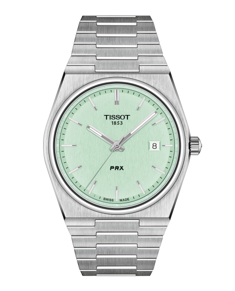 Tissot Herrenuhr PRX 40mm Türkis T137.410.11.091.01