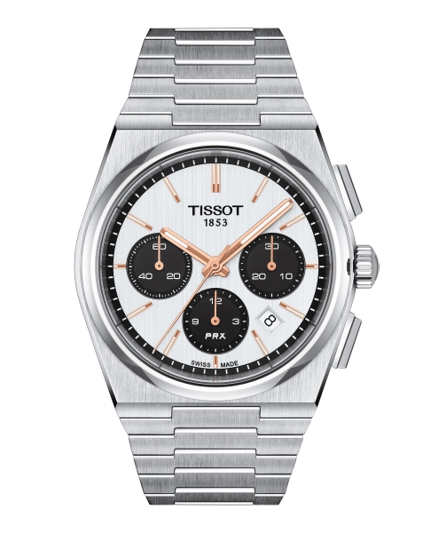 Tissot PRX Automatik Chronograph Herrenuhr Saphirglas T137.427.11.011.00